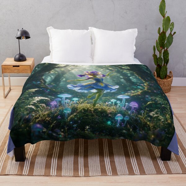 Item preview, Iris Flower Nymph Dances in an Enchanted Wood designed and sold by Tridentulus.