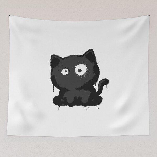 Item preview, Overstimulated Graffiti Cat - Funny Introvert Art designed and sold by offquote. by nttglyphs.