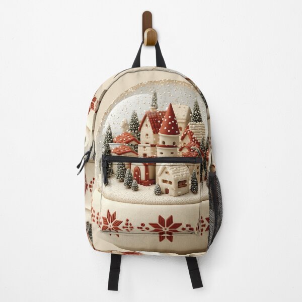 Item preview, Festive Winter Village Snow Globe Illustration designed and sold by colorful-white.