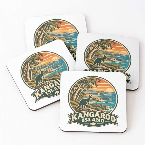 Item preview, Kangaroo Island Australia Retro Travel Shirt – Wildlife & South Australia Design designed and sold by Globalcitytees.