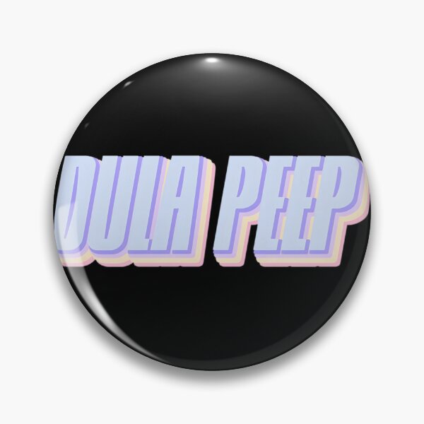 Item preview, Retro Blue Dula Peep Vintage Style Graphic Design designed and sold by tarek3431.