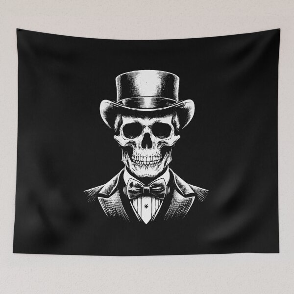 Item preview, Dark Art Gentleman Skull Dead designed and sold by MORSPECTIVE.