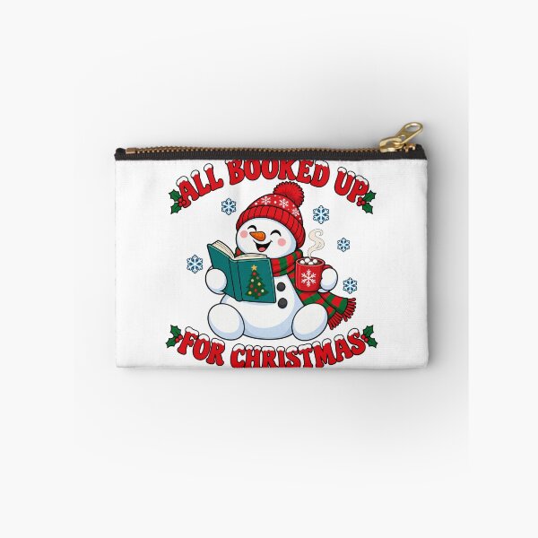 Item preview, All Booked Up for Christmas Reading Snowman designed and sold by skyartdesign.