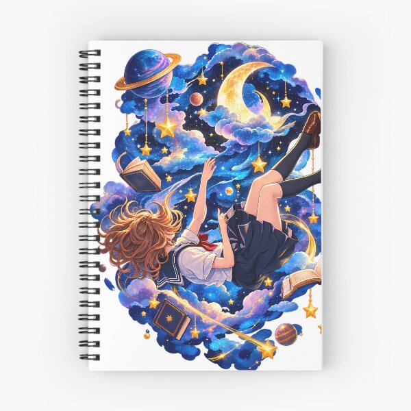Item preview, Cosmic Dreamer Anime Girl – Starry Night Fantasy designed and sold by HoMya.