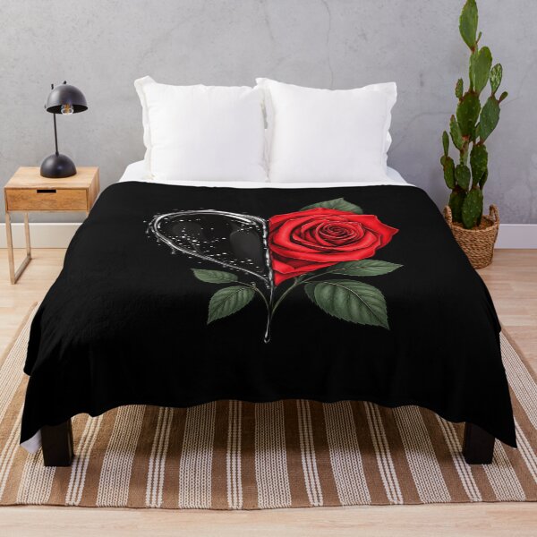 Item preview, Red Rose Heart Flower Botanist Garden Gardening Flower Rose designed and sold by RuperDelois.