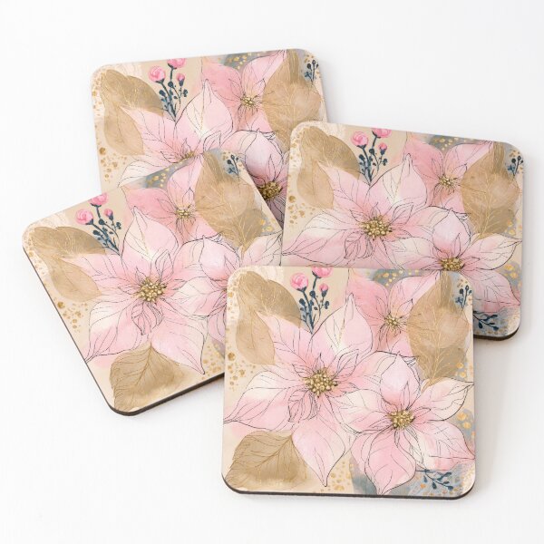Item preview, Pink Countryside Poinsettia designed and sold by scicilysimonee.