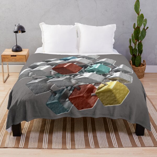 Item preview, cubicle collision C diffused design colorful geometric abstract design designed and sold by SmashingDeals.