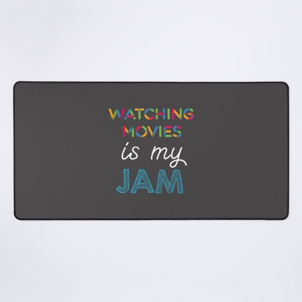 Item preview, Funny Watching Movies Is My Jam Design for Movie Lovers and Entertainment Fans designed and sold by Thefridaybrush.