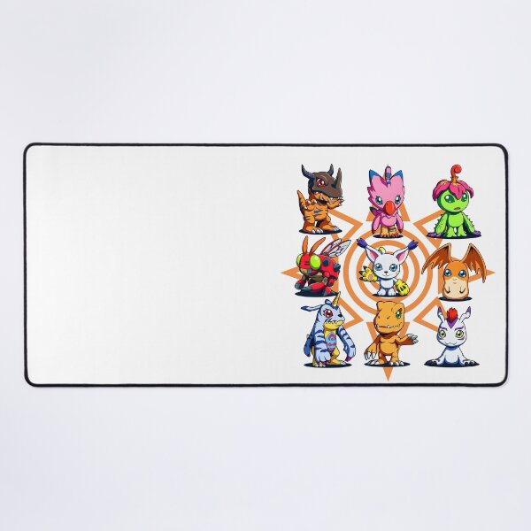 Item preview, full colour 2d render anime colour Classic Rookie Digital Monsters all Squad Grid Art cute illustration  designed and sold by sabartgunpla.