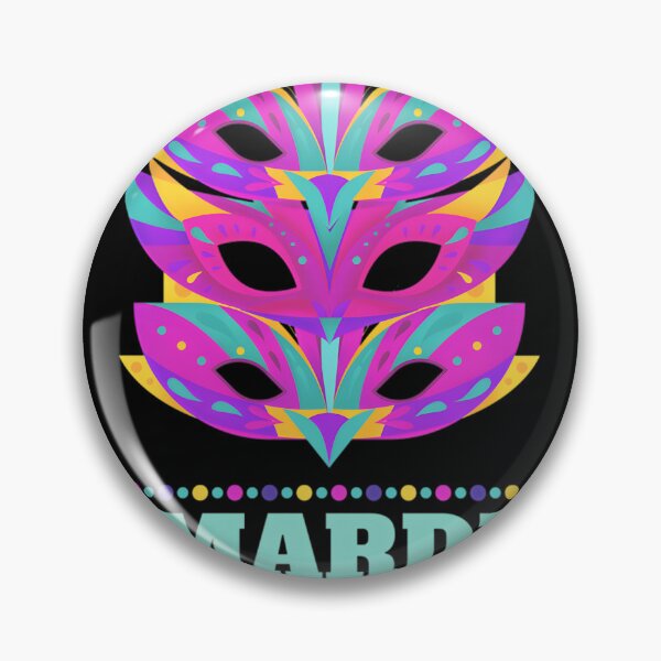 Item preview, Colorful Mardi Gras Celebration Mask and Beads Festival Design designed and sold by Nishant Turekar.
