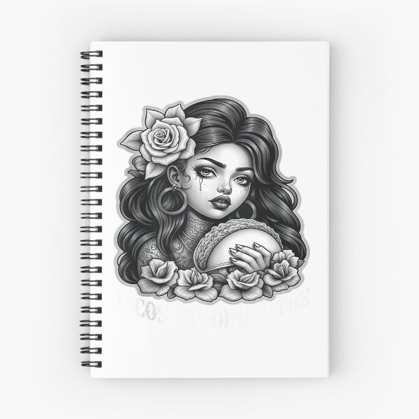 Artikelvorschau, Tacos Before Vatos Sad Chola Latina Chicana Floral Tank Top entworfen und verkauft von BeZTo.