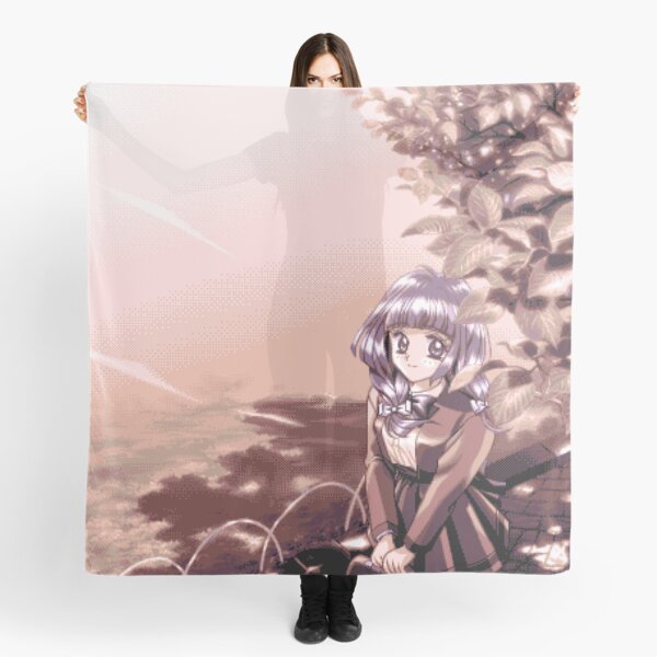 Pixel Japanese School Girl Scarf