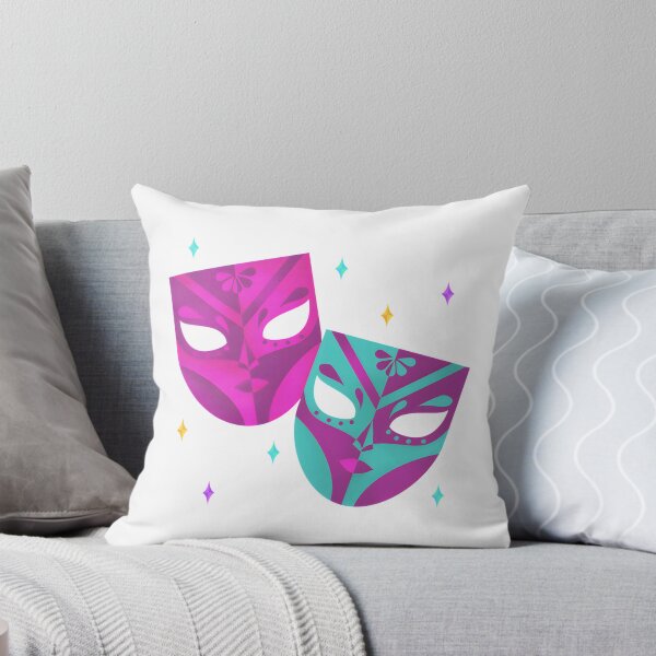 Item preview, Colorful Mardi Gras Festival Mask and Beads Celebration Design designed and sold by Nishant Turekar.