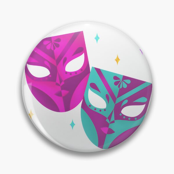 Item preview, Colorful Mardi Gras Festival Mask and Beads Celebration Design designed and sold by Nishant Turekar.