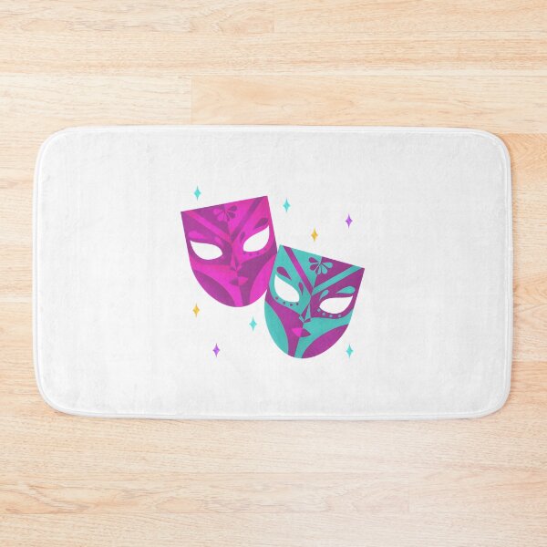Item preview, Colorful Mardi Gras Festival Mask and Beads Celebration Design designed and sold by Nishant Turekar.