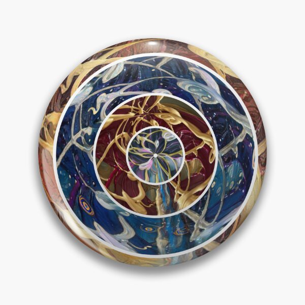 Item preview, Concentric Circles of Abstract Fluidity and Gold designed and sold by Veroverove.