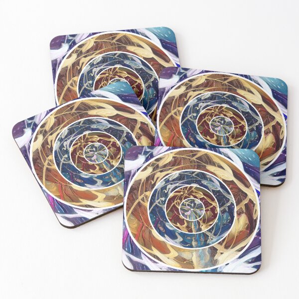 Item preview, Concentric Circles of Abstract Fluidity and Gold designed and sold by Veroverove.