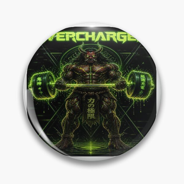 Artikelvorschau, Überladenes Cyber Oni - Phonk Gym Rat Workout entworfen und verkauft von FABIOLART.