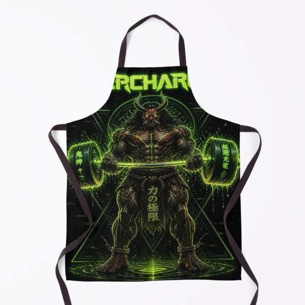Item preview, Overcharged Cyber Oni - Phonk Gym Rat Workout designed and sold by FABIOLART.