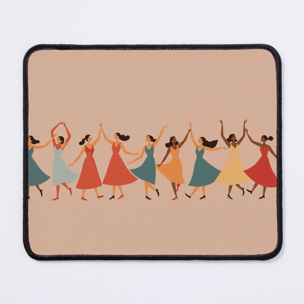 Item preview, Nine Ladies Dancing Mid-Century Retro Cut-Out 2 designed and sold by taiche.