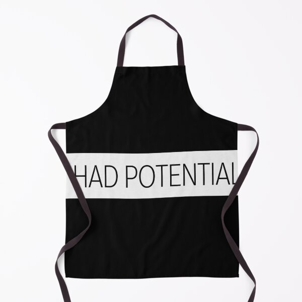 Item preview, I Had Potential - Funny Sarcastic Distressed Quote designed and sold by Xeneros.