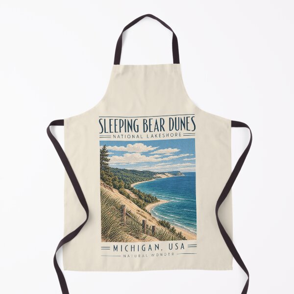 Item preview, Sleeping Bear Dunes National Lakeshore, Michigan, USA [Travel Poster] designed and sold by elektronen.