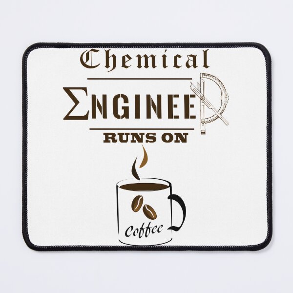 Item preview, Chemical Engineer Runs on Coffee Funny Engineering Design designed and sold by MOHAMMEDIDRIES.
