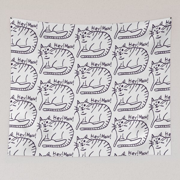 Item preview, Shouting Cat designed and sold by wildjellybeans.