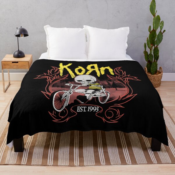 Item preview, Korn Nu Metal Band Skeleton Bike Ride Rock designed and sold by SadieWerly.