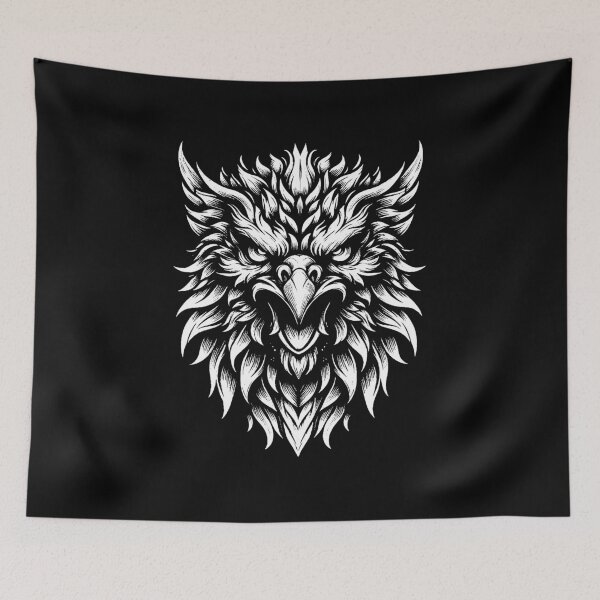 Item preview, Dark Art Griffin Head Gryphon Mythical Creature designed and sold by MORSPECTIVE.