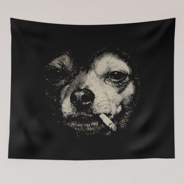 Item preview, Dog Smoking Cigarette Chihuahua Meme designed and sold by RudyBradford.