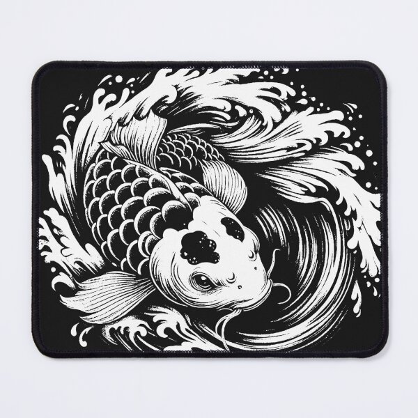 Item preview, Dark Art Koi Japanese Fish Oriental designed and sold by MORSPECTIVE.