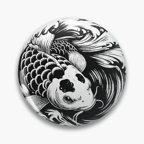 Item preview, Dark Art Koi Japanese Fish Oriental designed and sold by MORSPECTIVE.