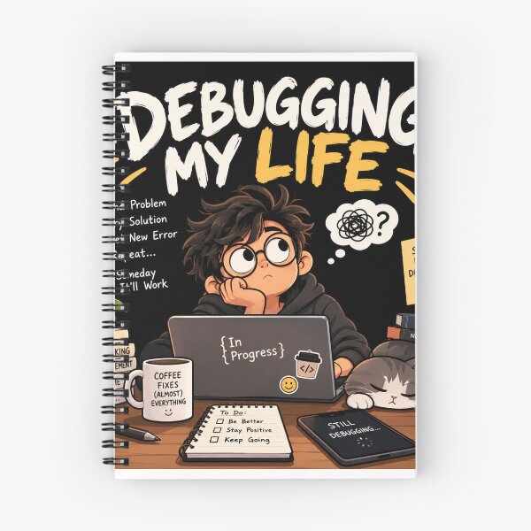 Item preview, Debugging My Life Funny Programmer designed and sold by Debnath-style.