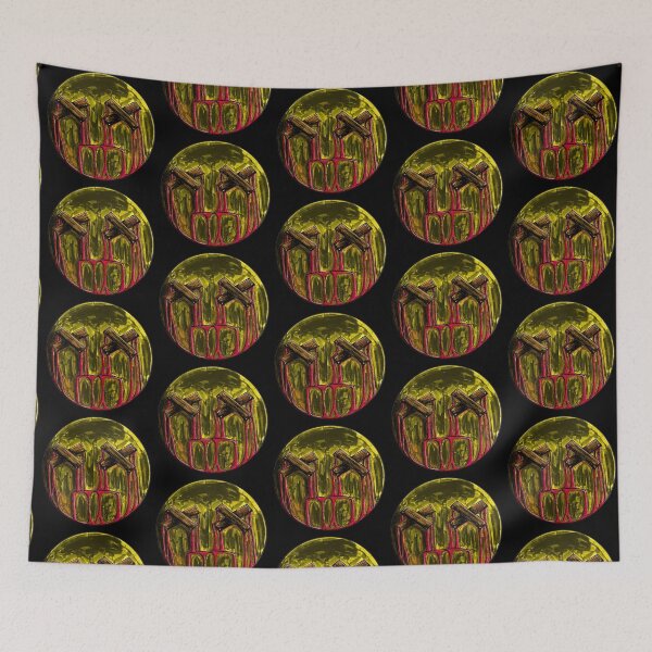 Item preview, Boarded Eyes Scar-E-Moji (Alt Edition) Crimson Blood Horror Emoji designed and sold by Grimmlar.