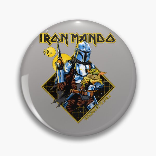 Item preview, Galactic-Bounty-Hunter-Metal-Inspired-Graphic designed and sold by MitomaMoller.