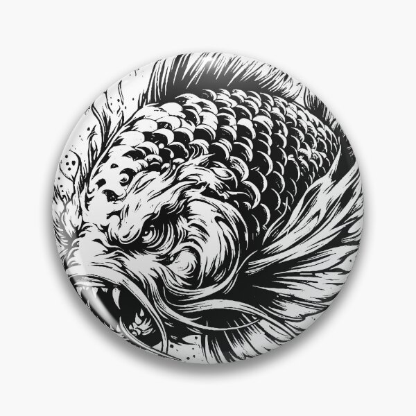 Item preview, Dark Art Koi Japanese Fish Oriental designed and sold by MORSPECTIVE.
