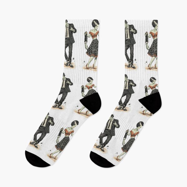 Artikelvorschau, Rockabilly Frankenstein Halloween entworfen und verkauft von Nacho Average Designs.