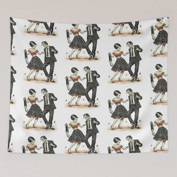 Item preview, Rockabilly Frankenstein Halloween designed and sold by Nacho Average Designs.