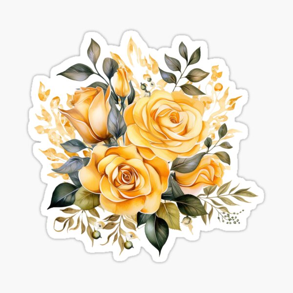 Item preview, Golden Rose | Elegant Floral Aesthetic Art designed and sold by Mandayartstudio.