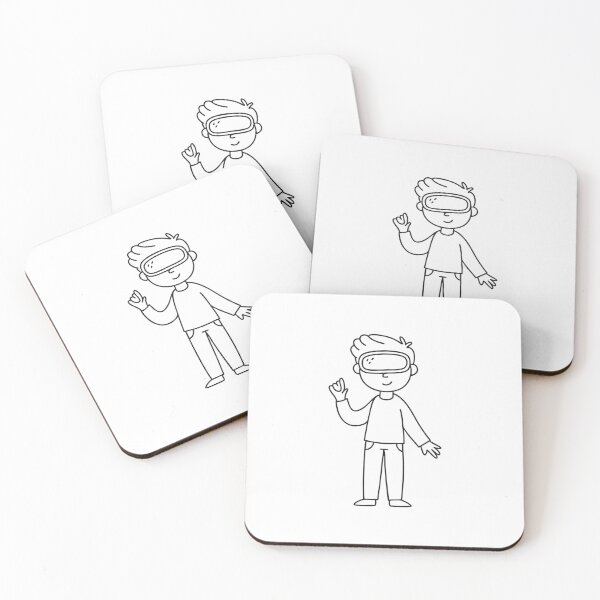 Item preview, A boy wearing a virtual reality headset designed and sold by rasagamastore.