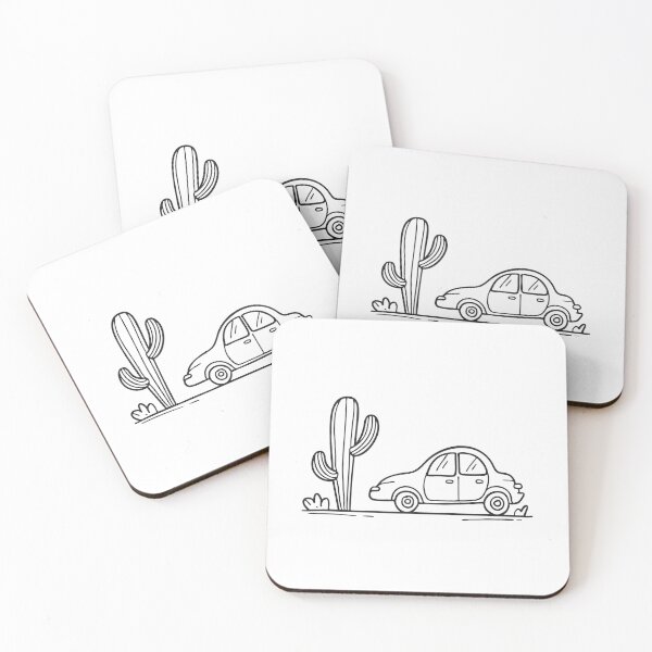 Item preview, A car parked in front of a cactus plant designed and sold by rasagamastore.