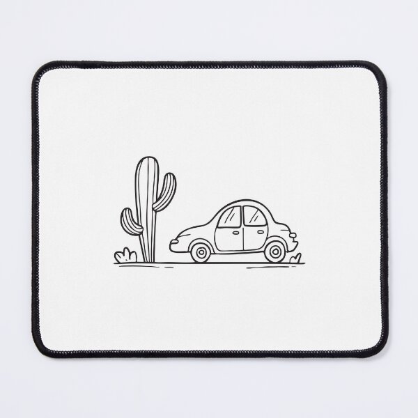 Item preview, A car parked in front of a cactus plant designed and sold by rasagamastore.