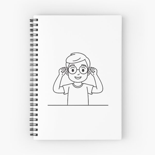 Item preview, A child trying on glasses for the first time designed and sold by rasagamastore.