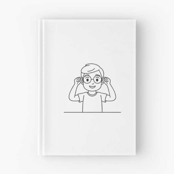 Item preview, A child trying on glasses for the first time designed and sold by rasagamastore.