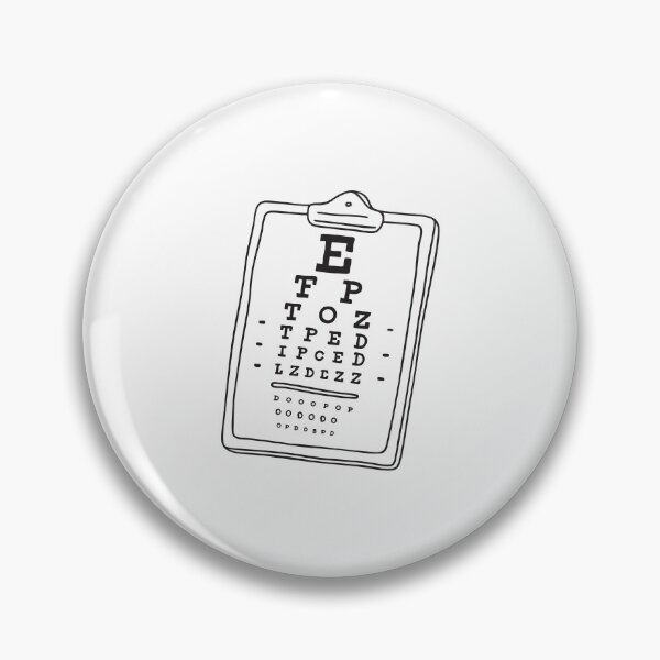Item preview, A closeup of an eye chart in a clinic designed and sold by rasagamastore.