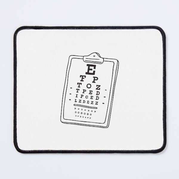 Item preview, A closeup of an eye chart in a clinic designed and sold by rasagamastore.