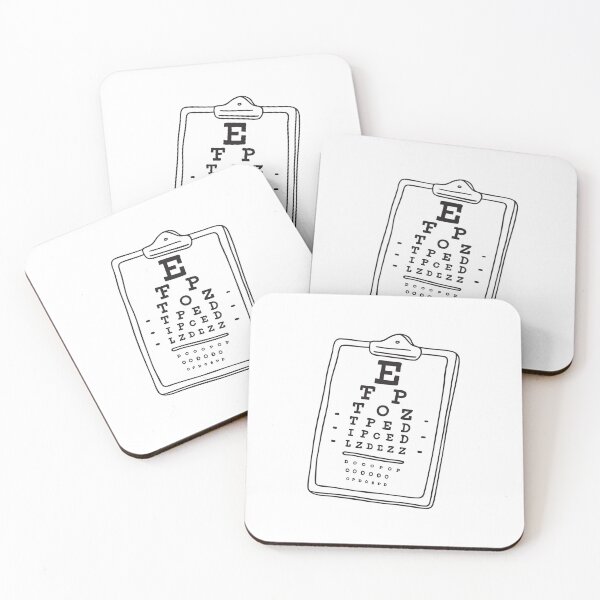 Item preview, A closeup of an eye chart in a clinic designed and sold by rasagamastore.