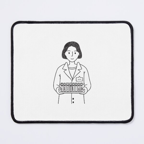 Item preview, A female researcher holding a tray of virus samples designed and sold by rasagamastore.