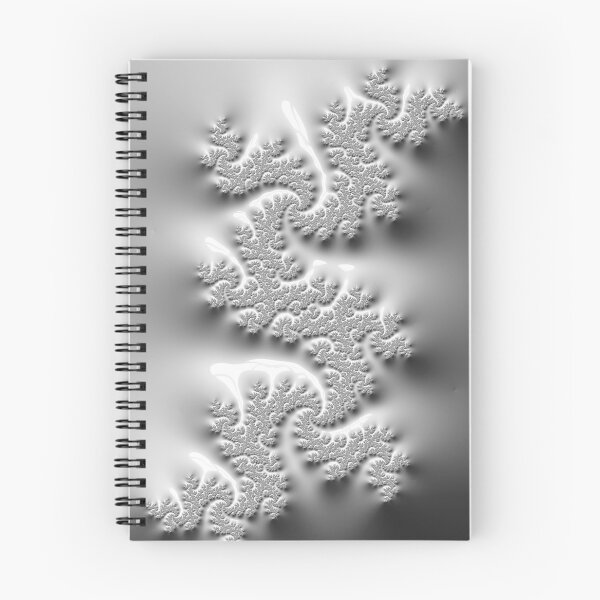 Item preview, Silver and White Geometric Swirl designed and sold by Vicky Brago-Mitchell®.